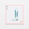 Lavender Boot Canvas