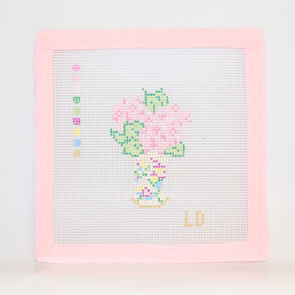 Pink Hydrangea Ginger Jar Canvas