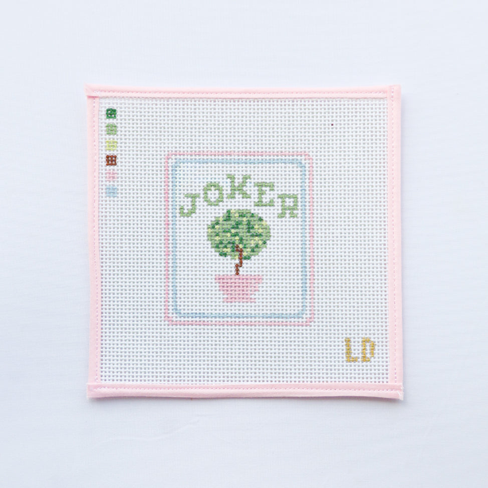 Joker Mahjong Tile Canvas